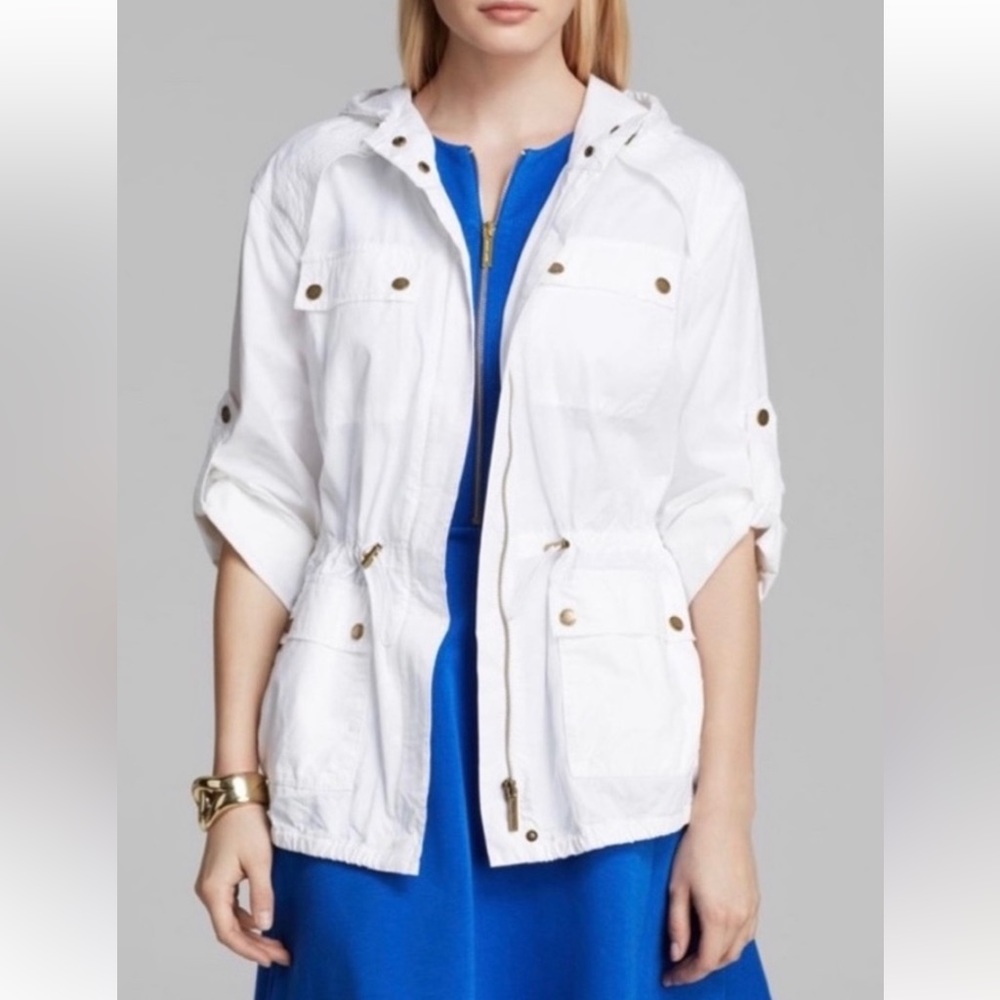 Michael Kors - Cotton poplin hooded anorak jacket - NWT - Size XXS